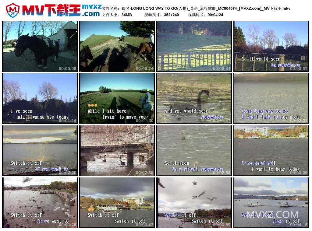 佚名-LONG LONG WAY TO GO(人物)_英语_流行歌曲_MC804574